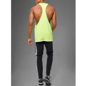 Débardeur de gym personnalisé pour hommes 100% coton gilet de sport sans manches t-shirt d'entraînement Fitness Muscle Singlet - Product Image 3