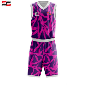 Venta directa de fábrica uniforme de baloncesto profesional de alta calidad personalizado sublimación impreso conjunto de uniforme de baloncesto - Product Image 3