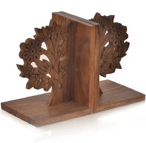 Trusted Manufacturer Heart Wood Mango White Natural Brown <b>Table</b> Decoration Stand Rustic Love With Great Quality - Product Image 4