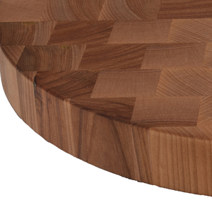 Tabla de cortar de madera de acacia Naturel, utensilios de cocina decorativos redondos, caja de ajuste caliente, suministros a granel de India - Product Image 2