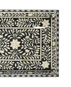 Venta al por mayor mejor diseño de incrustaciones de hueso y bandejas de servicio de madera para hoteles restaurantes utensilios de cocina para hoteles y restaurantes - Product Image 4