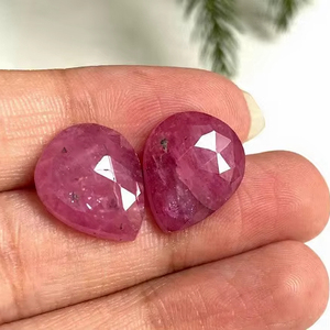 Tự nhiên màu xanh <span class=keywords><strong>Ruby</strong></span> Pear cut phi Xuất xứ tùy chỉnh kích thước Loose đá quý đối với trang sức làm với bên thứ ba thẩm định - Product Image 1