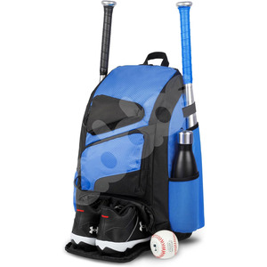 Bolsa de béisbol-Mochila para béisbol, softbol, Tball-Bolsa de murciélago para adultos y jóvenes Azul - Product Image 1