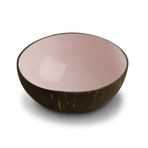 Bols en coquille de noix de coco laqués de couleur, faits à la main, durables, décoration de table, approvisionnement B2B - Product Image 3