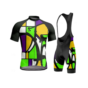 Venta al por mayor transpirable secado rápido hombres ciclismo uniforme ligero compresión manga corta Top ciclismo desgaste para hombres - Product Image 2