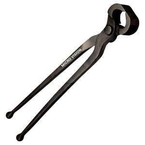 เครื่องมือดึงรองเท้า Farrier เคลือบผงสีดําชั้นนํา, เครื่องดึงรองเท้าม้าตามหลักสรีรศาสตร์ เครื่องมือ Farrier, ปลอมจุกรัดกีบม้า - Product Image 2