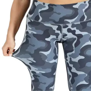 Leggings de Yoga Ecológicos de Diseño Personalizado para Mujer, Cintura Alta, Largos, con Efecto Push-Up - Product Image 6
