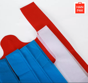 Bolsas de Compra de Tela Ecológica, Bolsas de Plástico Tipo Camiseta con Agradecimiento, Reutilizables, Fábrica en Vietnam - Product Image 2