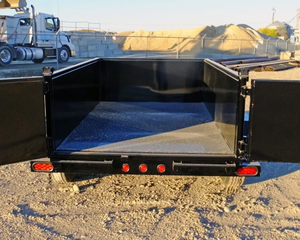 Mini Iron Dump Tipper Trailer-Truck 6x12/6x14/7x12/7x14/5'x10/5x7/5x8/6x10/7x16 15001-20000kg Capacity Full Trailer Dimensions - Product Image 5
