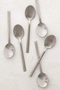 Ensemble de 5 couverts en acier inoxydable avec manche, cuillères et fourchettes, pour décoration de mariage élégante - Product Image 5