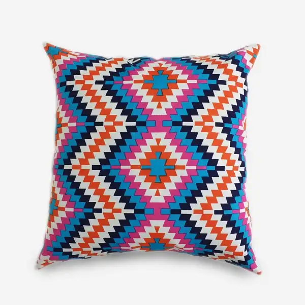 Hot Sell 2022 Multi Color Cotton Canvas Geometric Throw Pillows with Printed Design Cushion Covers Low Prices