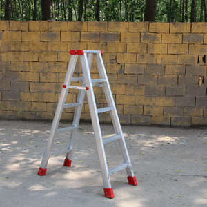 Escalera Doble Extensible Multiusos para Interiores, Moderna, de Altura Ajustable, para Uso Comercial - Product Image 1