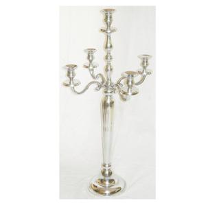 Luxueux Style Moderne 5 Bras Grand Candélabre Bougeoir De Noël En Métal De Haute Qualité avec Bougeoir Décoratif De Polissage - Product Image 3