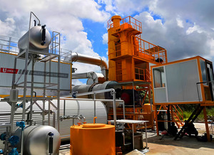 Planta móvil de asfalto de tipo mezcla continua, mini mezcladora de asfalto, estación mezcladora de asfalto - Product Image 3