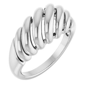 Stuller 14KW <b>Dome</b> <b>Ring</b> Gift for Special Occasions Model 5206:765559P - Product Image 1