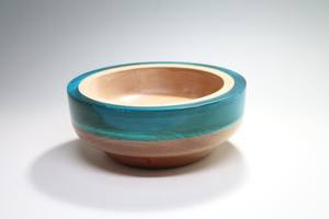 Bol en bois naturel de qualité supérieure, artisanal, décoratif, durable, idéal pour servir des salades, des collations et à la maison - Product Image 2