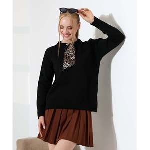 Suéter con Corbata - Negro - Product Image 1