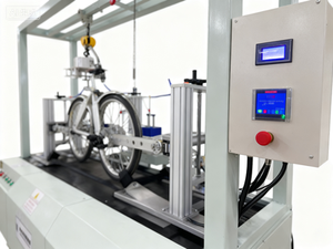 Dynamische Haltbarkeit prüfmaschine für Fahrräder-SPS-gesteuerter Ermüdung tester für Fahrrad rahmen, Räder und Federung systeme - Product Image 3