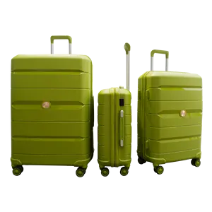 HUNGPHAT grosir set koper koper penting perjalanan koper bahan tidak dapat pecah PP produsen Vietnam Asia diskon besar-besaran