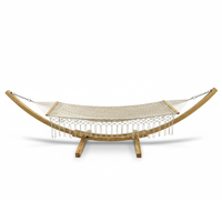 Hamac Boho fait main en gros en macramé JNC pour le jardin et le balcon pour le repos et la lecture
