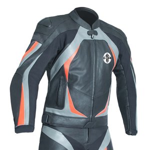 Nuevo diseño de traje de cuero genuino de motocicleta de 2 piezas, chaqueta y pantalón de cuero de moto, traje de carreras de motos de RIVIAN ATLANTIC - Product Image 3
