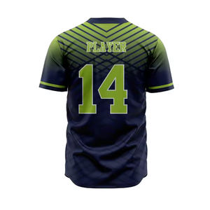 Custom Full Sublimated Baseball Jersey Wholesale Unisex Sublimation Baseball Uniform Set 100% Polyester <b>Mesh</b> Wicking Fabric - Product Image 5