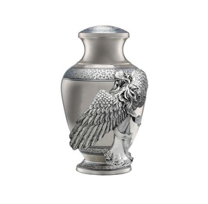 Metal Urns Handcrafted Aluminum Cremation Adult Urn Simple Design Aluminum Polished <b>Keepsake</b> Urns for Sale - Product Image 6