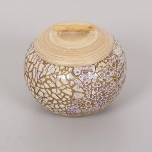 โหลไม้ไผ่แบบหมุนธรรมชาติสำหรับการจัดเก็บในบ้านและห้องครัว - Product Image 4
