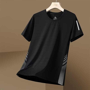 2025, venta al por mayor, Jersey deportivo Vintage para hombres, transpirable, cuello redondo, estilo informal, Top tejido de manga corta para jóvenes y adultos - Product Image 1