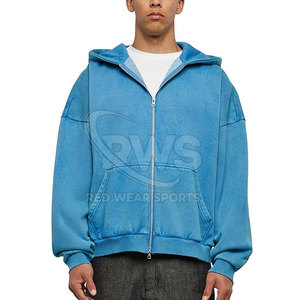 Haute Qualité Street Wear Hommes Acid Wash Hoodies Surdimensionné Pull Acid Wash Hoodies Pour Hommes - Product Image 1