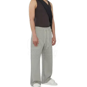 Pantalon baggy surdimensionné en molleton coupe ajustée à vendre en gros pantalon baggy surdimensionné en polaire confortable pour tenue décontractée - Product Image 2