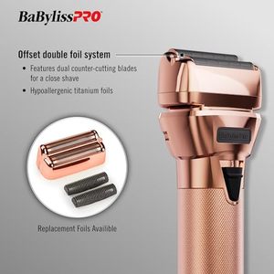 Afeitadora Eléctrica para Hombre con Batería Intercambiable, hasta 3 Horas de Autonomía, Doble Lámina para un Afeitado Preciso, Cabezal Giratorio, Lavable - Product Image 4