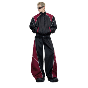 Conjunto Deportivo de Algodón Cómodo para Hombre |   Conjunto Deportivo Informal para Uso Diario, Logotipo Personalizado, Diseño Estampado Sólido, Secado Rápido y Transpirable - Product Image 1