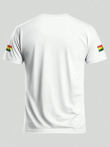 Camiseta de Fútbol Juvenil Estilo Ghana para Hombre, Diseño de Cuello Redondo, Cómoda, Adecuada para Partidos de Fútbol, Entrenamiento, Uso Diario Informal - Product Image 2