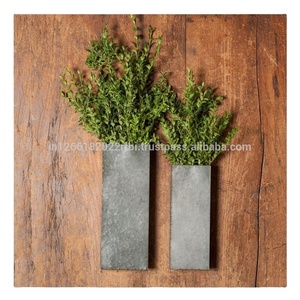 DECOR HAAT Best Selling Customized Home Garden Decoration Handmade Galvanized Metal <b>Wall</b> Planter Latest Design High Quality - Product Image 6