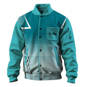 Nouvelle arrivée : veste d'hiver pour homme de style Letterman avec col montant et logo frontal, respirante, écologique, design personnalisable - Product Image 1