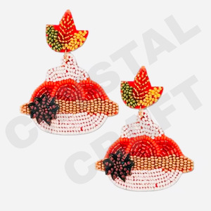 Pendientes colgantes de Helloween, recién llegados, cuentas hechas a mano transfronterizas, oro, moda creativa para fiestas, estilo cristiano - Product Image 4