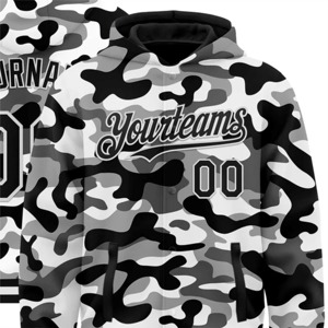 Sudadera con Capucha de Poliéster de Alta Calidad para Hombre, Sublimación, Logotipo Personalizado, Soporte OEM, Sudadera Personalizada - Product Image 2