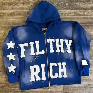 Nouveau dernier Design meilleure vente hommes de haute qualité 100% coton lourd français éponge pull à capuche - Product Image 1