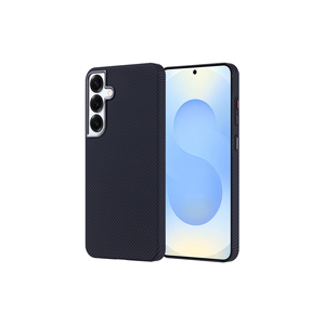 Funda con Textura de Fibra de Carbono Compatible con MagSafe para Samsung Galaxy S25 Plus, Funda Protectora Trasera de TPU Suave Premium - Product Image 1