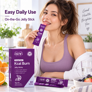 Kcal Burn Jelly Sticks Sabor <span class=keywords><strong>Naranja</strong></span> Control del Apetito Digestión Saludable Pérdida de Peso Control de Peso Suplemento Dietético - Product Image 4