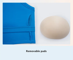 Sujetador deportivo sexy con espalda abierta Top Fitness logotipo personalizado Push Up Yoga Wear sujetador para mujer - Product Image 2