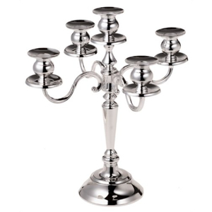 Candélabre en or de conception de luxe dîner de mariage et bougeoir de pièce maîtresse d'événement formel pour la décoration de Noël - Product Image 2