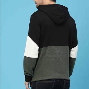 เสื้อฮู้ดดี้ซิปครึ่งตัวผู้ชาย ดีไซน์ใหม่ โลโก้สั่งทำ ราคาขายส่ง สวมใส่สบาย - Product Image 3