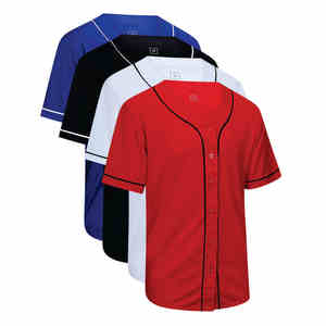 Jersey de béisbol personalizado para hombre al por mayor ropa deportiva transpirable de alta calidad nuevo diseño precio barato - Product Image 4