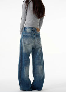 กางเกงยีนส์ขาสั้นสุดฮิตแนวสตรีทแบบอเมริกันกางเกงเอวสูงมีระบายแฟชั่นสำหรับผู้หญิง - Product Image 4