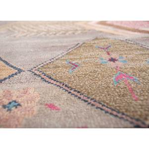 Alfombras Anudadas a Mano de Lana y Seda de Bambú con Patrón Geométrico Manchaha, Color Rosa y Morado para Uso Doméstico-Les-2051 - Product Image 3