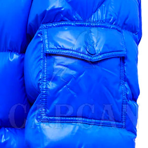 Veste d'hiver matelassée à capuche 100% polyester pour homme, style personnalisé, col montant, imperméable, respirante, doublure polaire, logo personnalisé - Product Image 6
