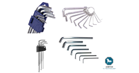 Accessoires de quincaillerie industrielle métriques, clé Allen en L, clé hexagonale, acier/plastique, garantie de 3 ans pour la quincaillerie