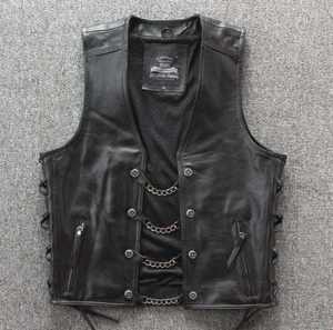 Hot Selling XS <b>Men's</b> Winter <b>Jacket</b> High Street Style Cow Leather Canvas Eco-Friendly Breathable Windproof <b>Lightweight</b> Front Logo - Product Image 4